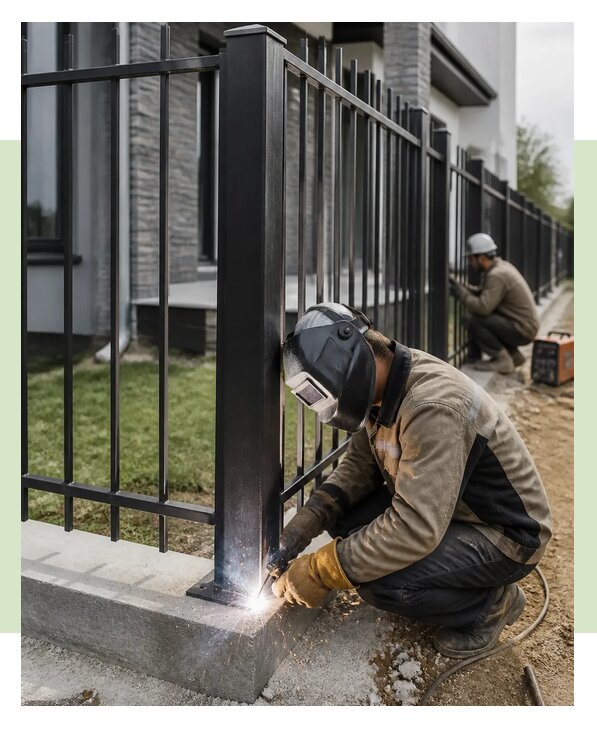 Сварные ограждения под ключ для объектов и территорий в Орехове-Зуеве